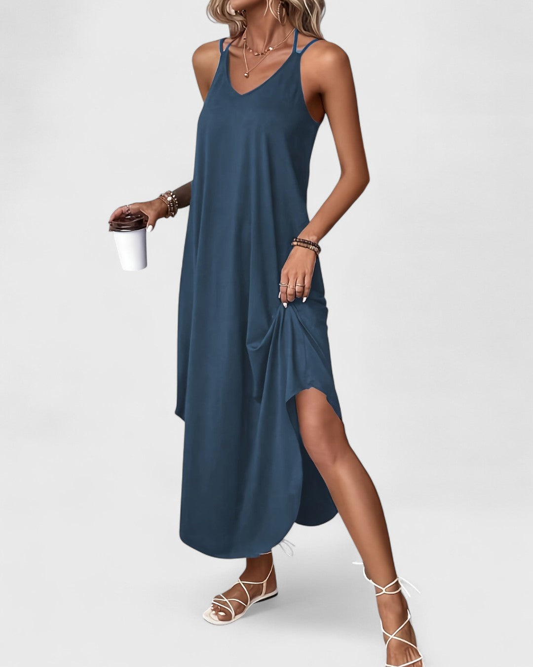 Yvonne™ | Zomerjurk met Spaghettibandjes