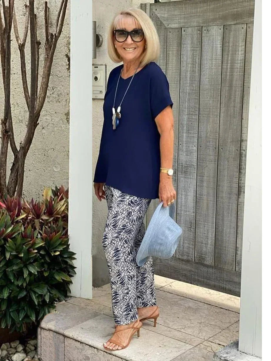 Lottie | Casual Two-Piece Floral Set for Spring