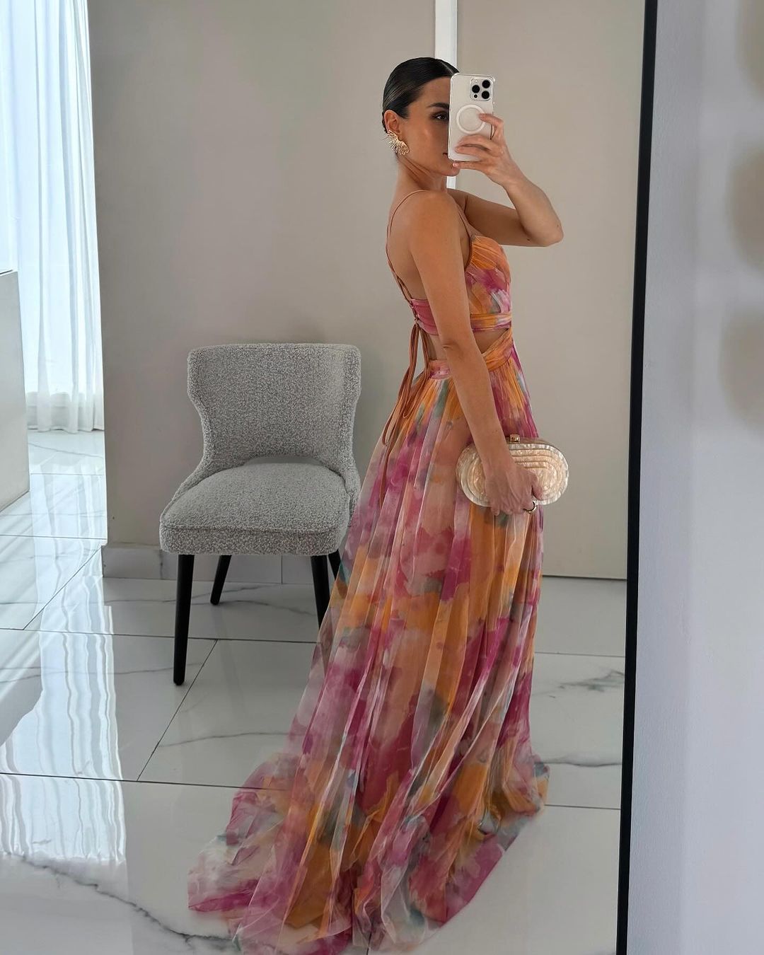 Annebel – Maxi Jurk met Bloemenprint