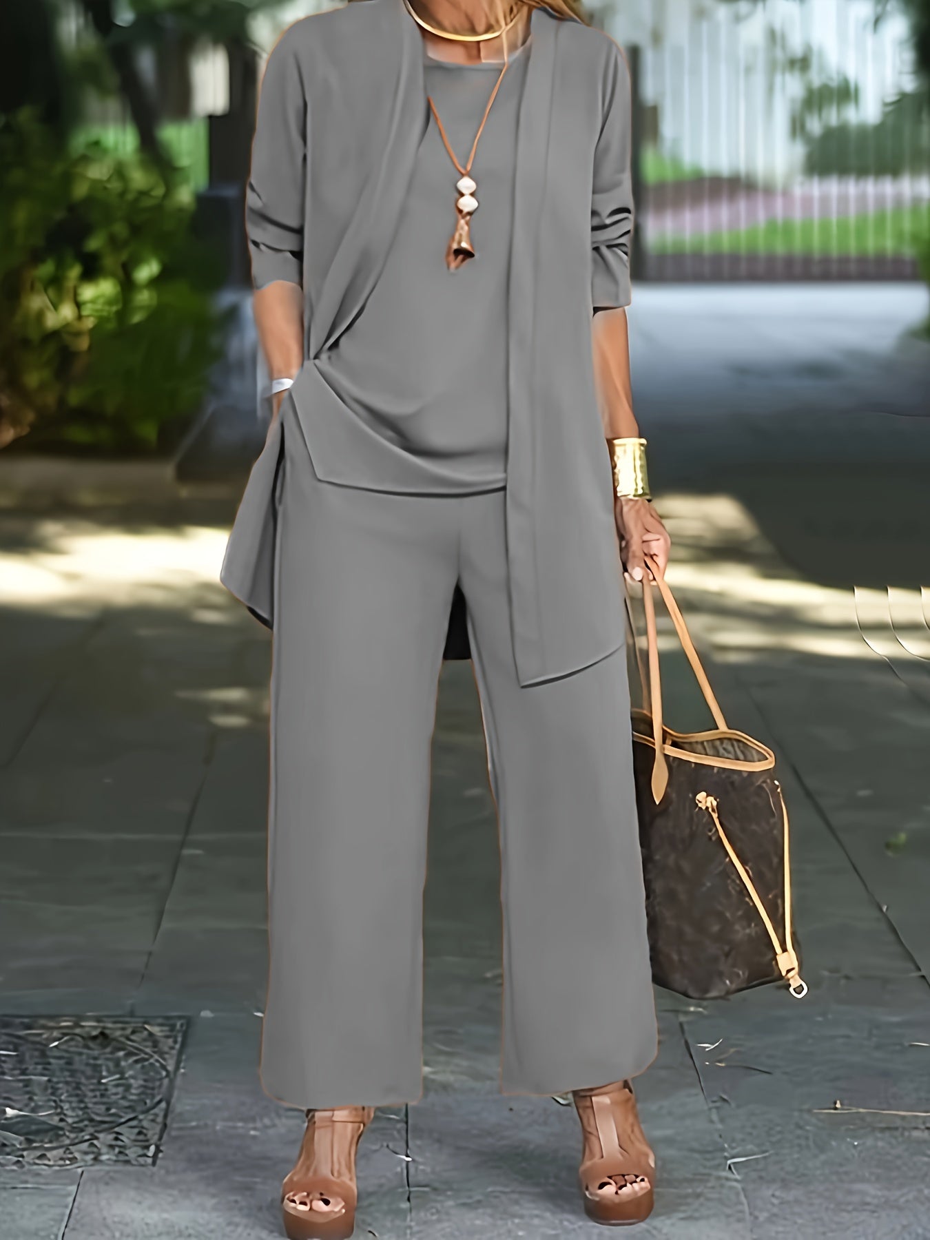 Yara | 3-Delige Set met Vest, Top & Broek