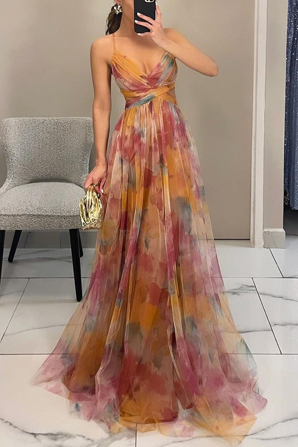Annebel – Maxi Jurk met Bloemenprint