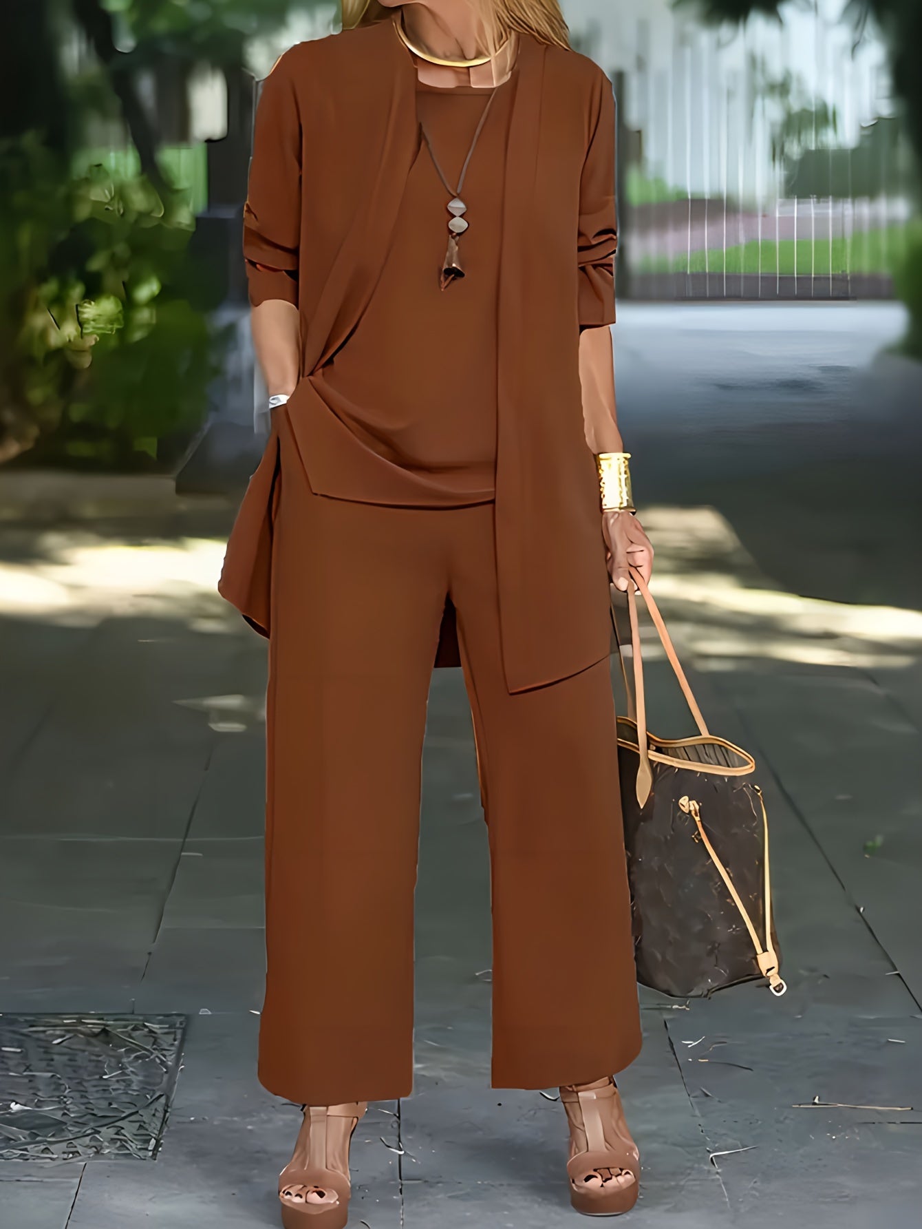 Yara | 3-Delige Set met Vest, Top & Broek