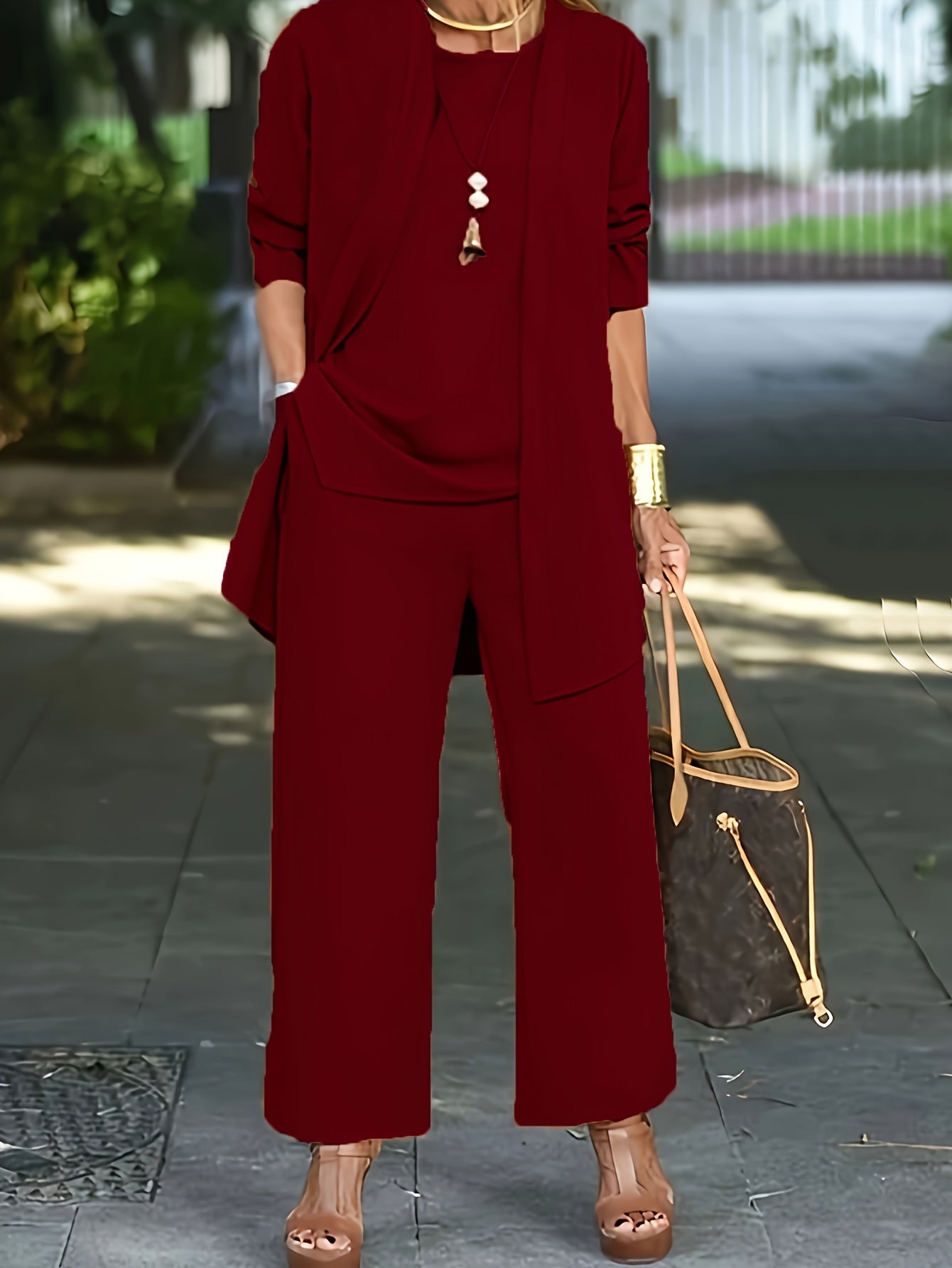 Yara | 3-Delige Set met Vest, Top & Broek