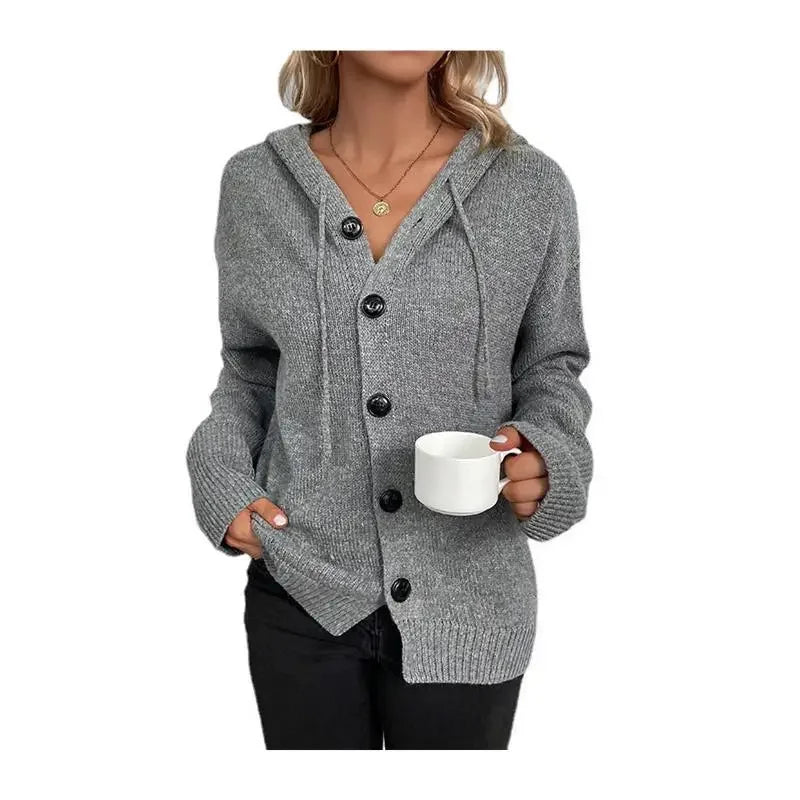 Celeste | Elegante hoodie in cardiganstijl