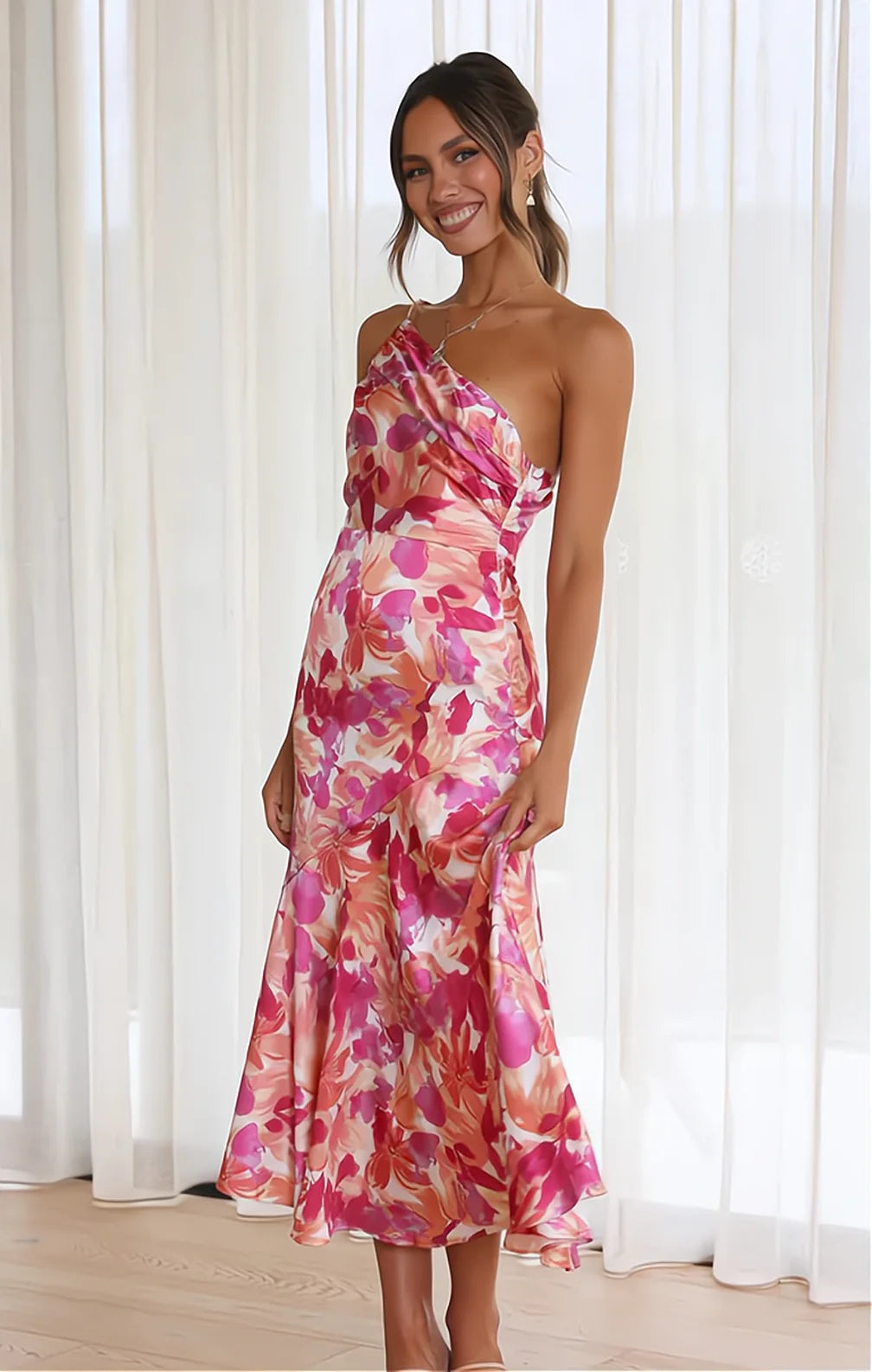 Katie - Elegant One-Shoulder Dress