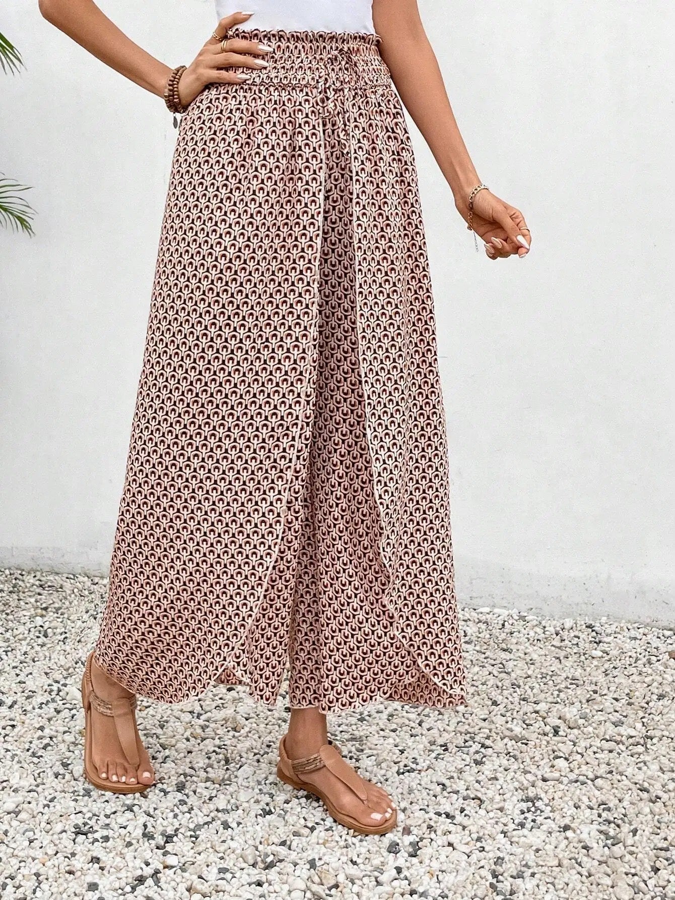 Celeste | Zomerse broek met Print