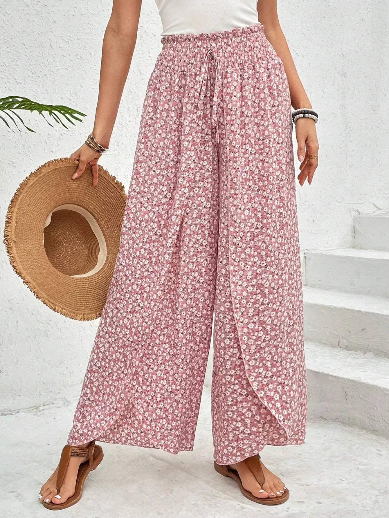 Celeste | Zomerse broek met Print