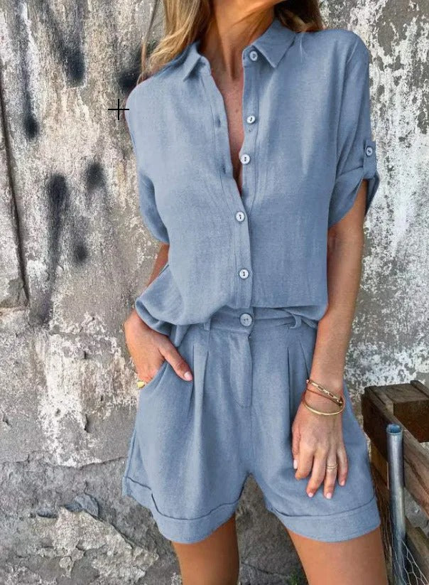 Sophie | Luchtige Linnen Zomerset met Losse Pasvorm