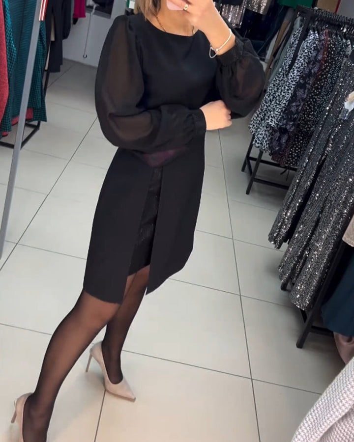 Soleil | Chic Solid Colour Dress