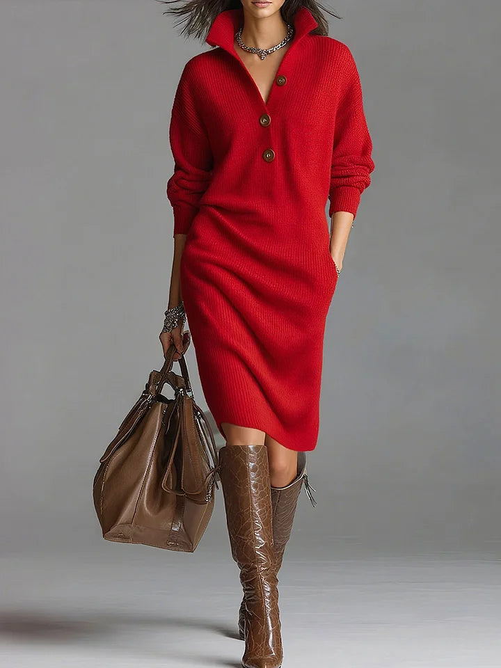 Clara | Soft Knit Sweater Dress