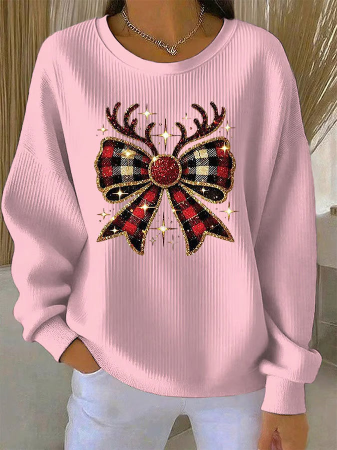 Juliette | Festive Bow Detail Sweater