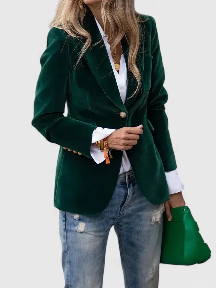 Margaret | Elegant Blazer with Luxurious Knit