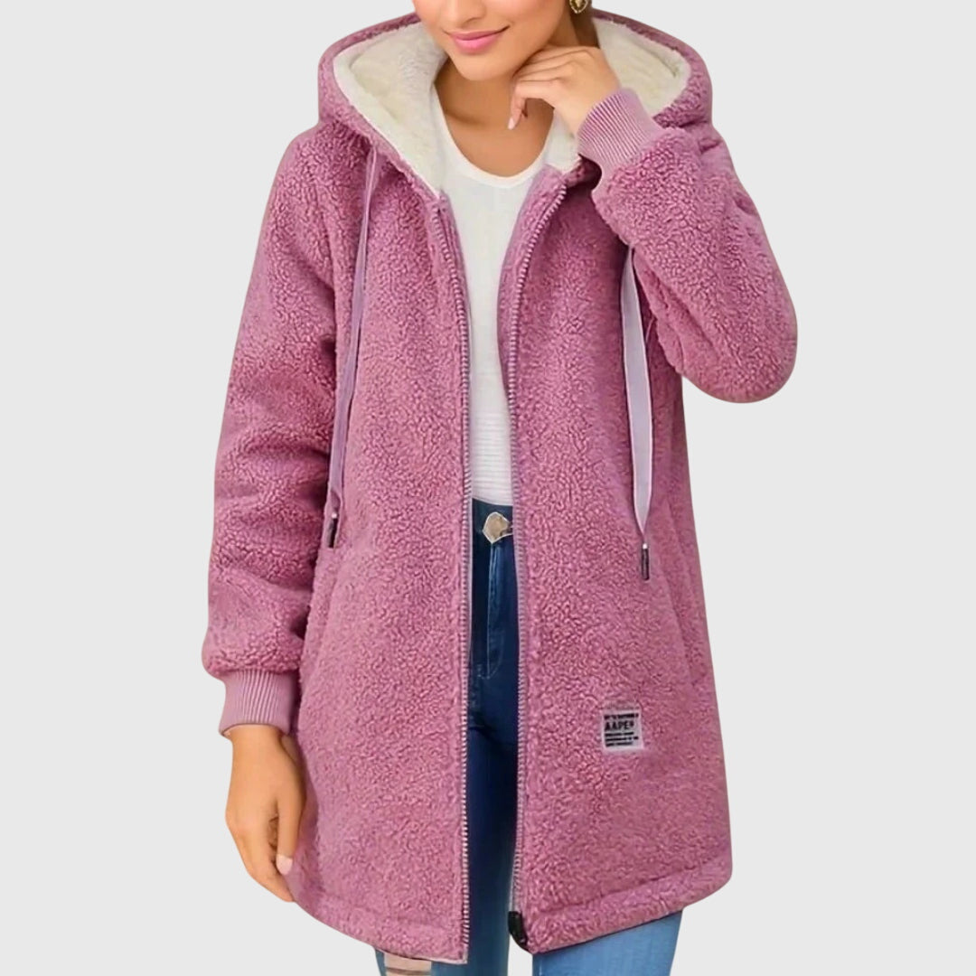 Liora | Soft Fleece Hooded Jacket