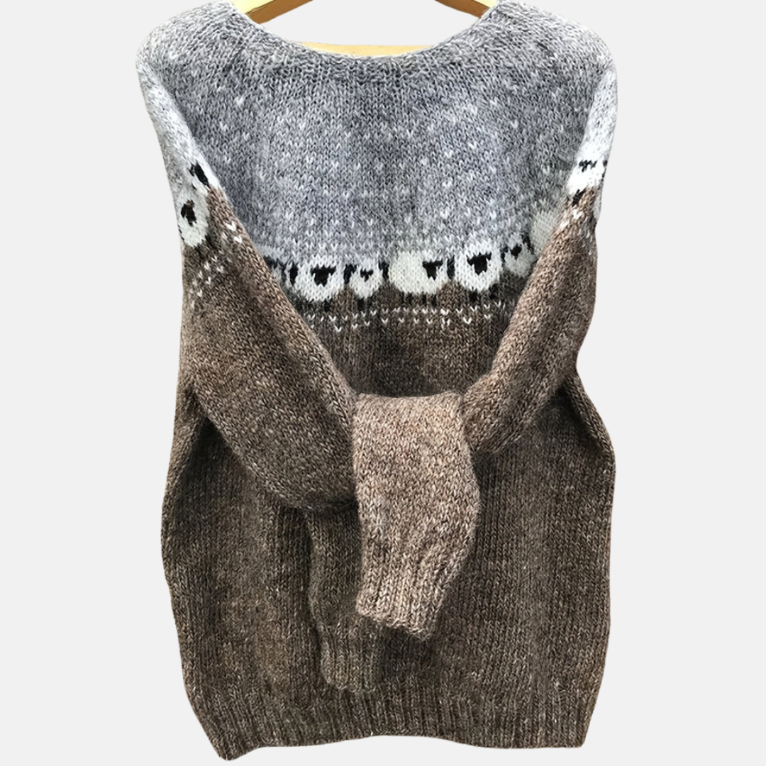 Eloise | Jacquard Knit Pullover