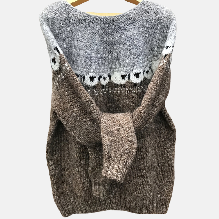 Eloise | Jacquard Knit Pullover