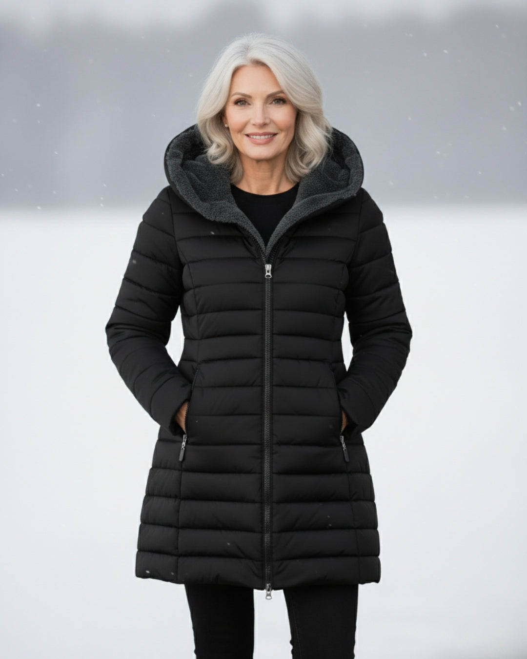 Ingrid | Fleece Lined Puffer Coat
