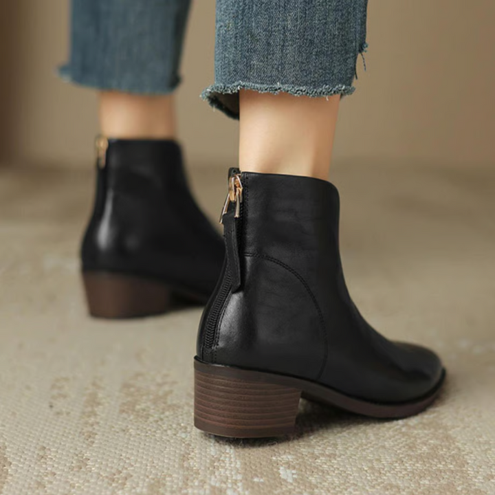 Celeste | Luxury Low Heel Ankle Boots