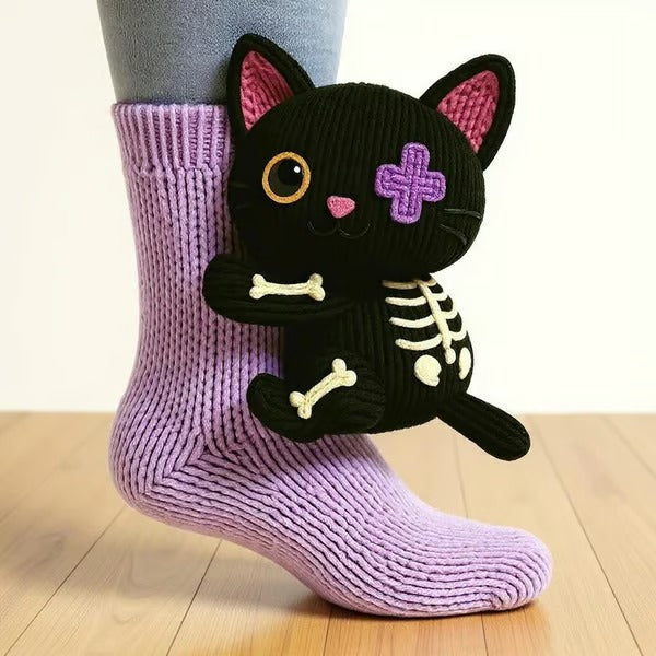 Mila | Cozy Animal Slipper Socks