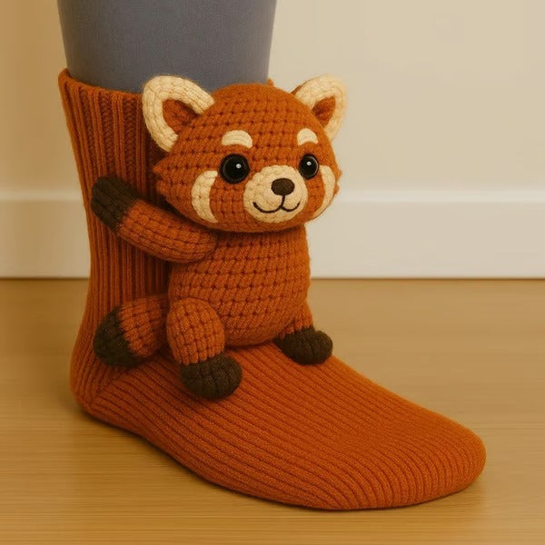 Mila | Cozy Animal Slipper Socks