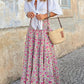 Bloemenprint Maxi Rok