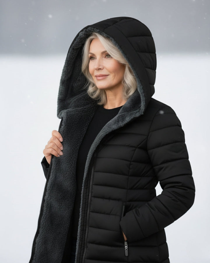 Ingrid | Fleece Lined Puffer Coat