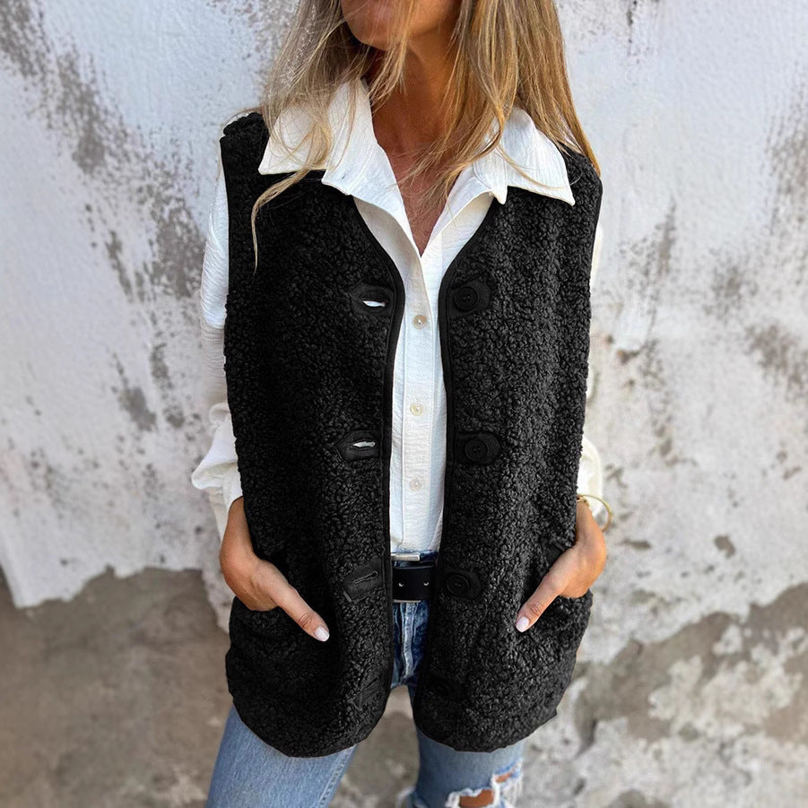 Amelia | Button Down Soft Vest