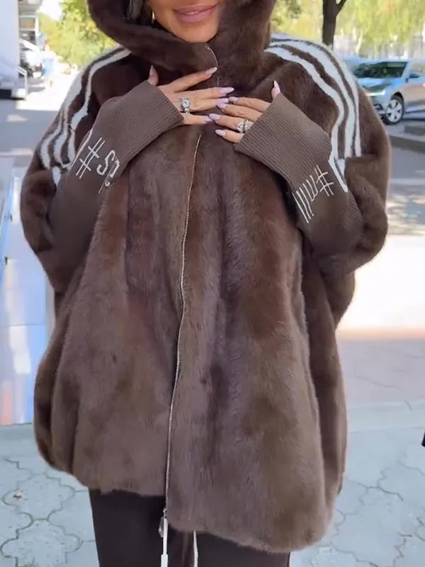 Celeste | Faux Fur Hooded Winter Jacket