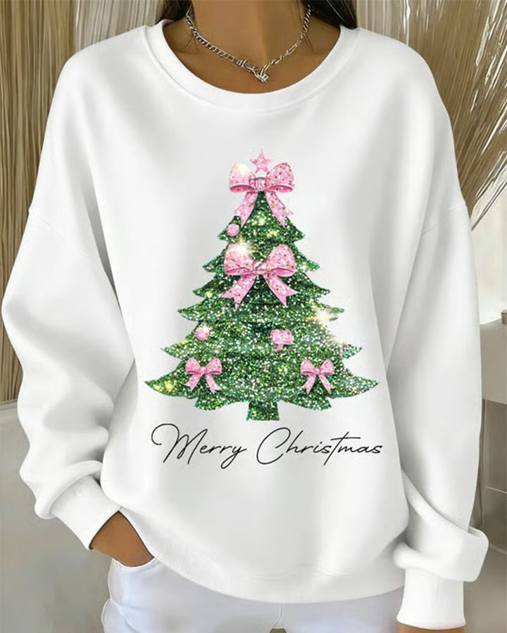 Elise | Festive Christmas Print Sweatshirt