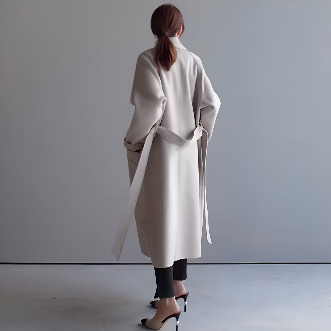 Amélie | Classic Belted Wool Coat