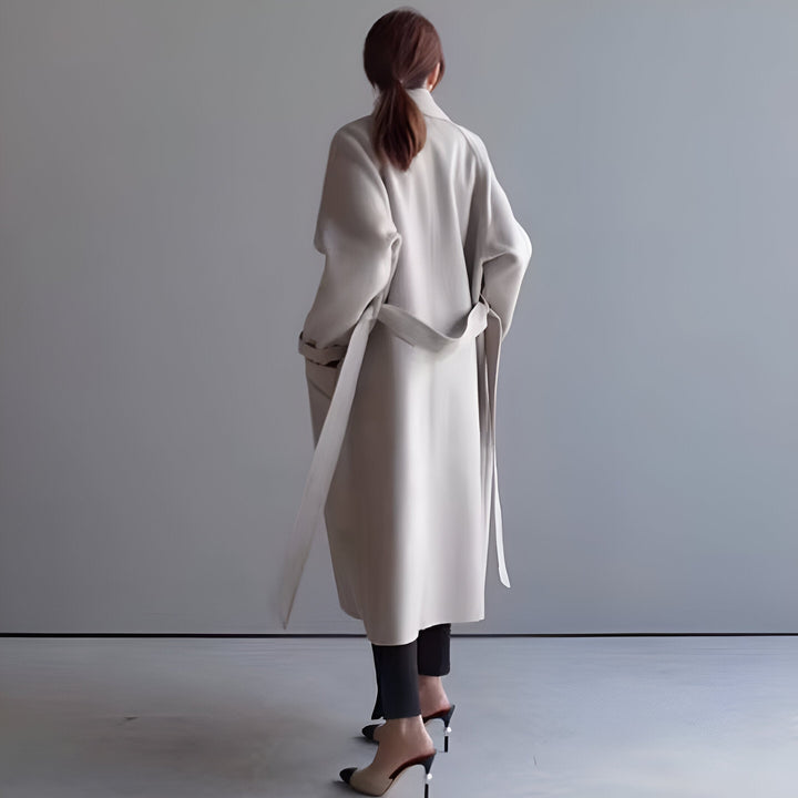 Amélie | Classic Belted Wool Coat