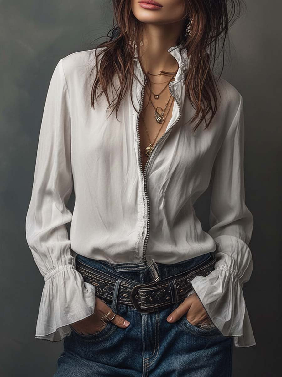 Beatrice | Embroidered Long Jacket