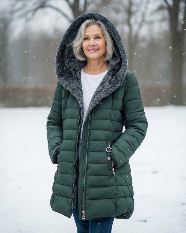 Ingrid | Fleece Lined Puffer Coat