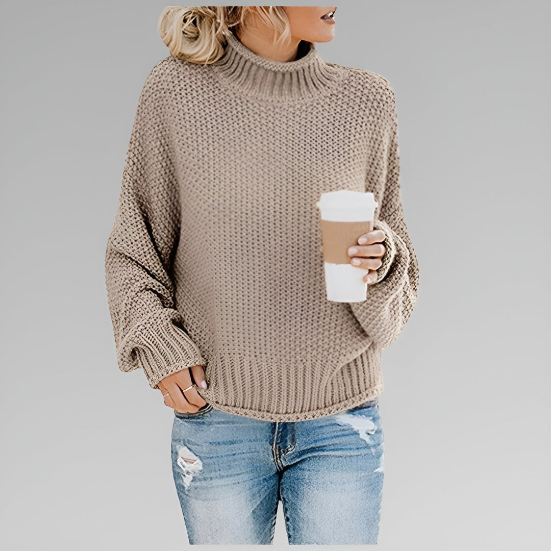 Sophie | Chunky Knit Turtleneck Sweater