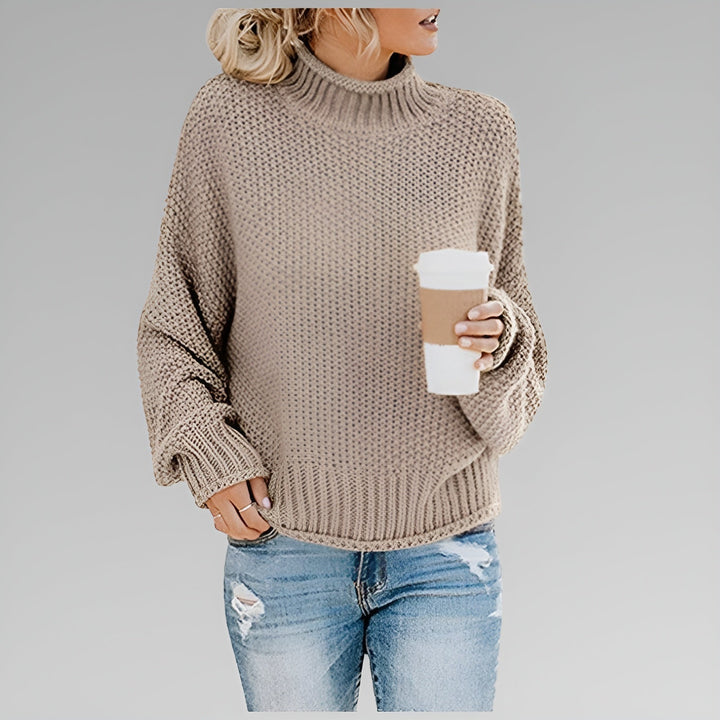 Sophie | Chunky Knit Turtleneck Sweater