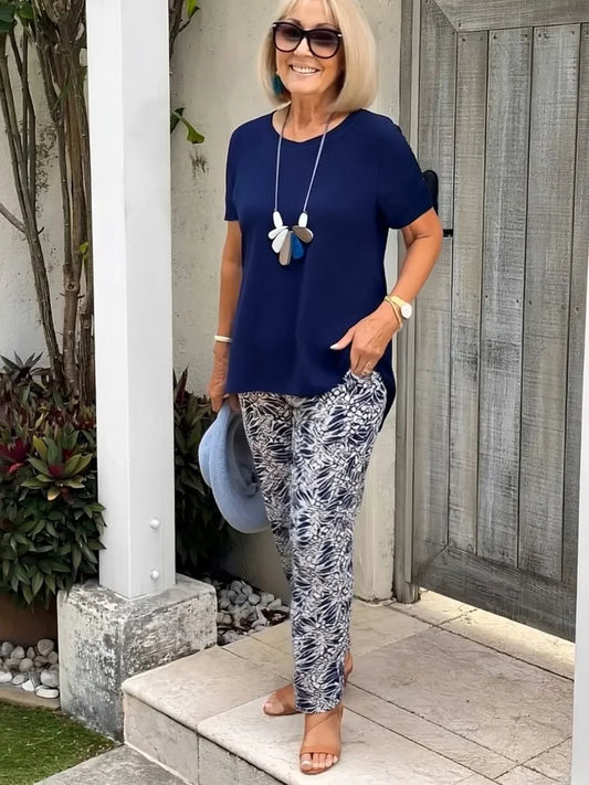 Lottie | Casual Two-Piece Floral Set for Spring