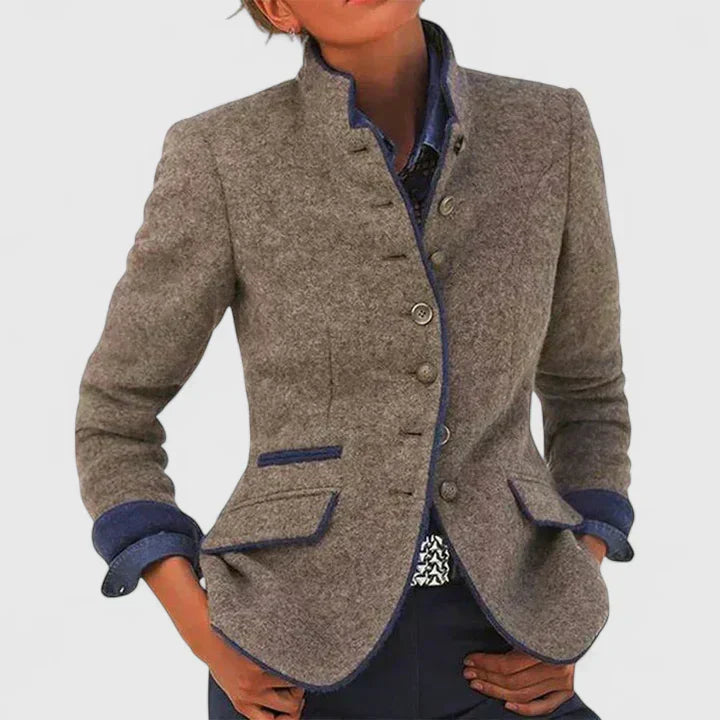 Elena | Wool Blend Tailored Blazer