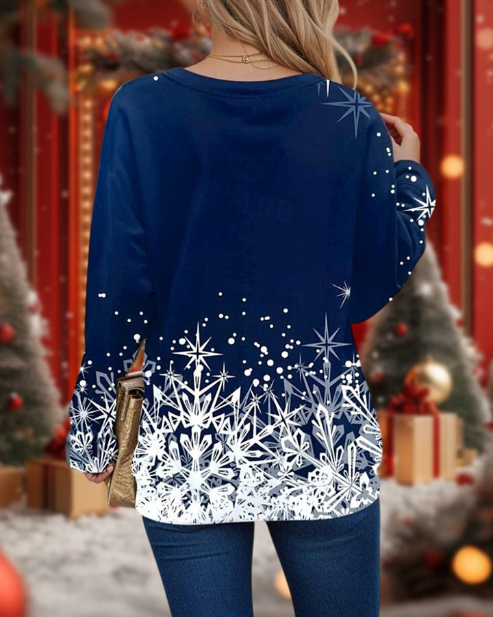 Bethany | Festive Tree Print Jumper