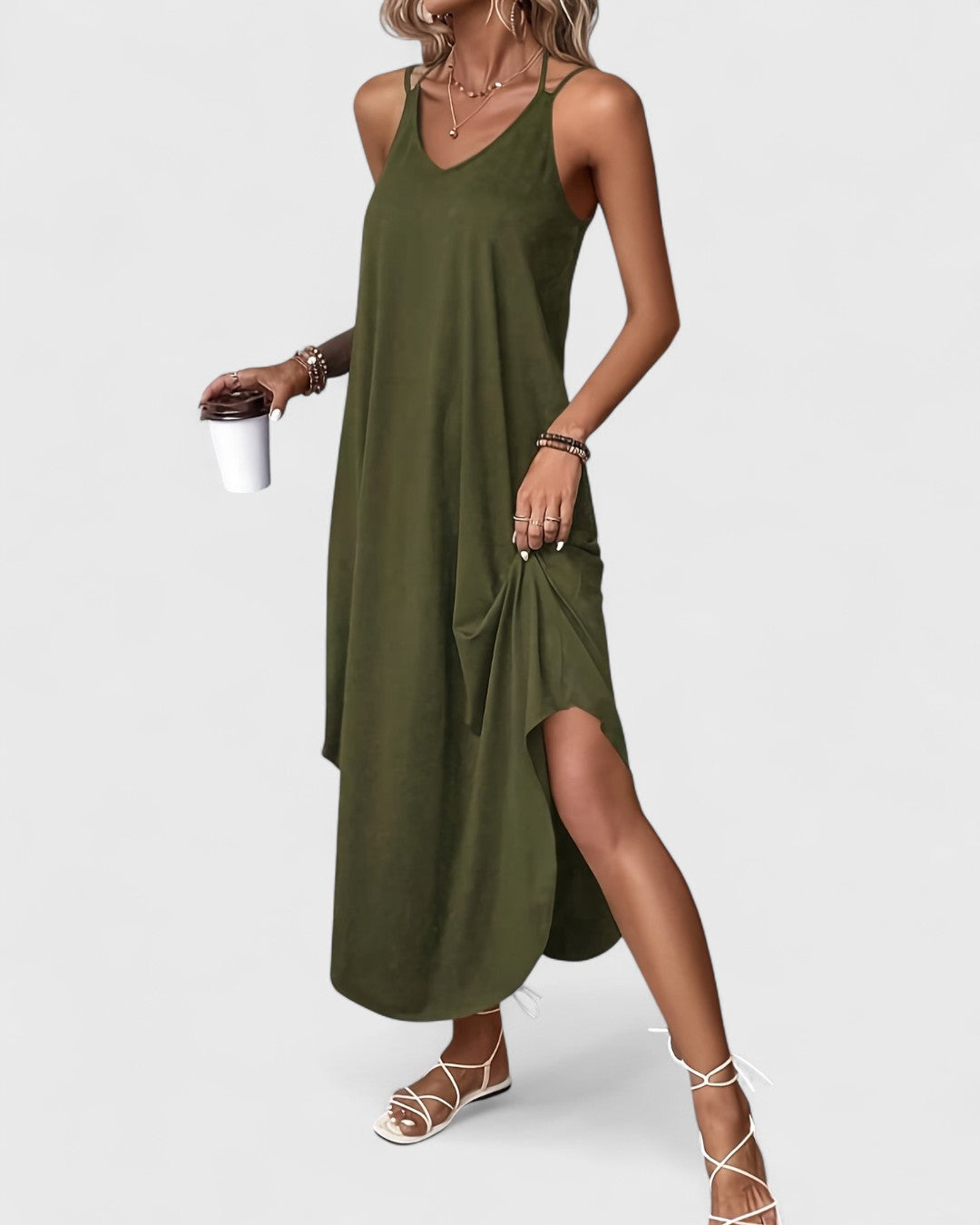 Yvonne™ | Zomerjurk met Spaghettibandjes