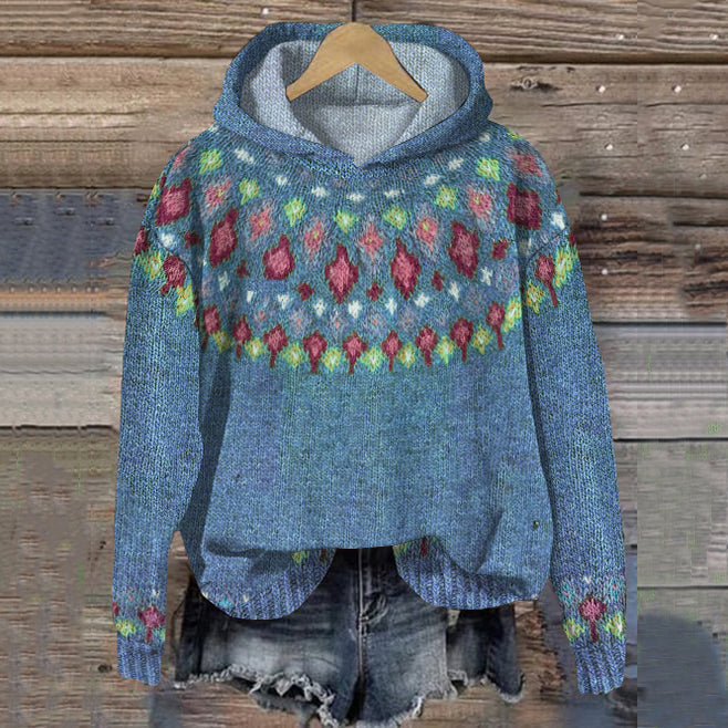 Marisa | Soft Jacquard Hoodie
