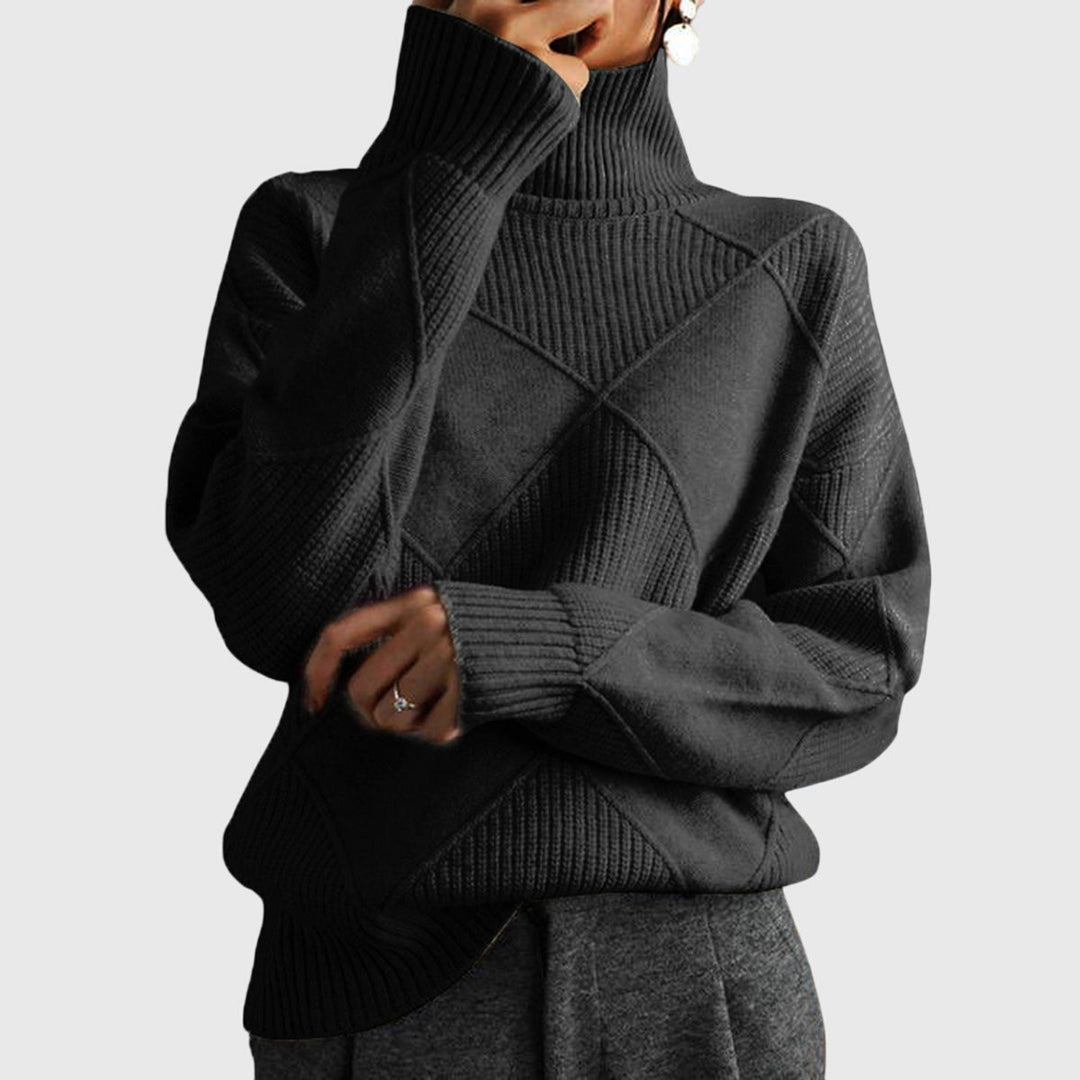 Marina | Geometric Knit Sweater