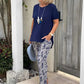 Lottie | Casual Two-Piece Floral Set for Spring
