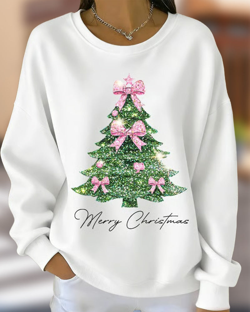 Elise | Festive Christmas Print Sweatshirt