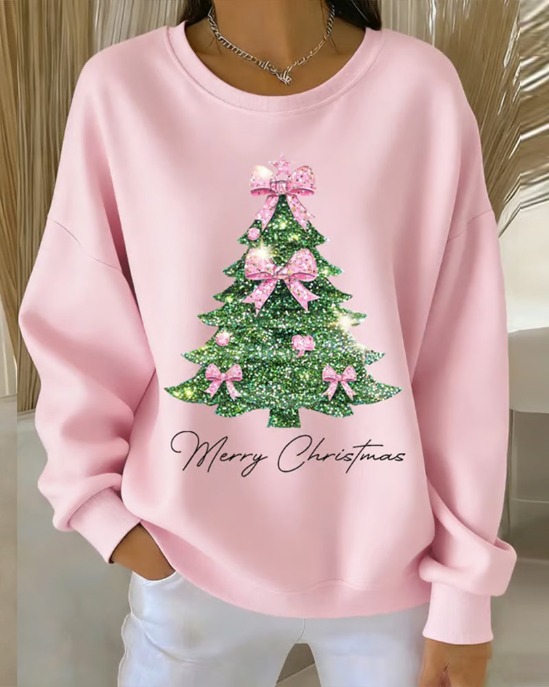 Elise | Festive Christmas Print Sweatshirt