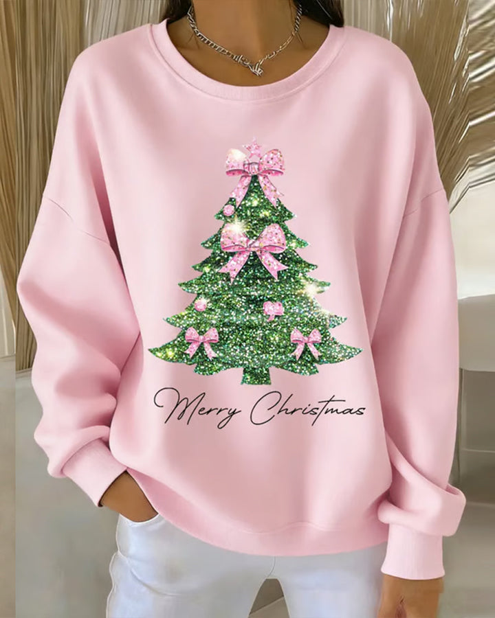 Elise | Festive Christmas Print Sweatshirt