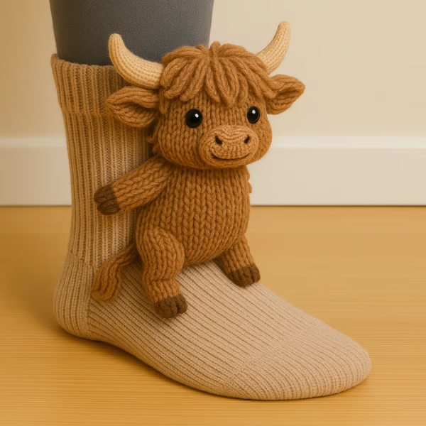Mila | Cozy Animal Slipper Socks