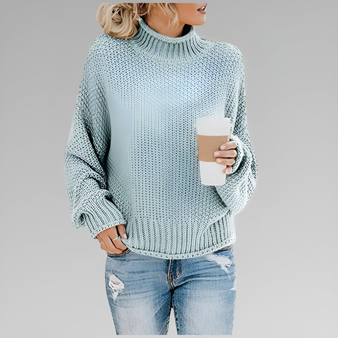 Sophie | Chunky Knit Turtleneck Sweater