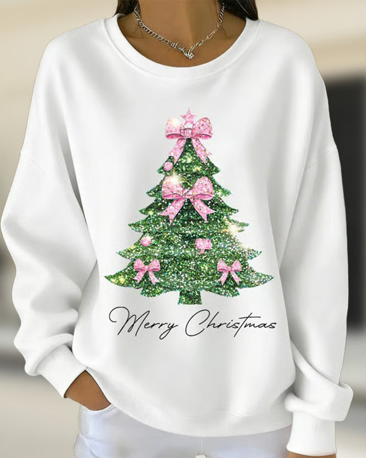 Elise | Festive Christmas Print Sweatshirt