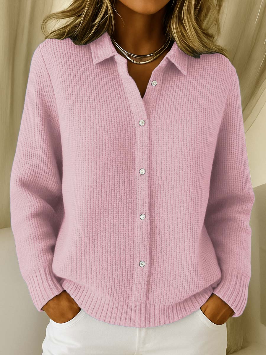 Lucy | Classic Knit Button Cardigan