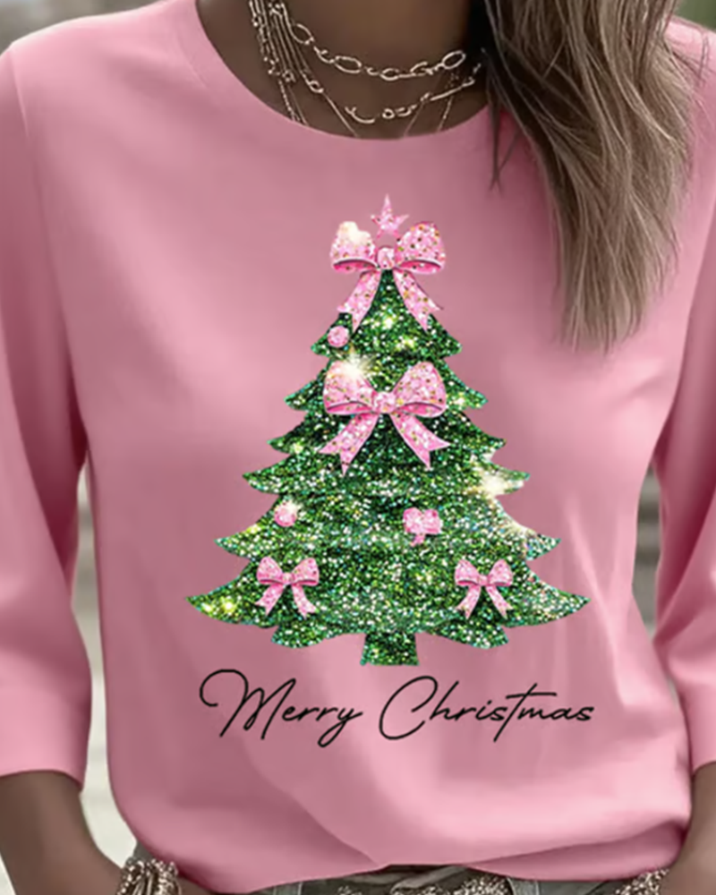 Jolly | Festive Three-Quarter Sleeve Top