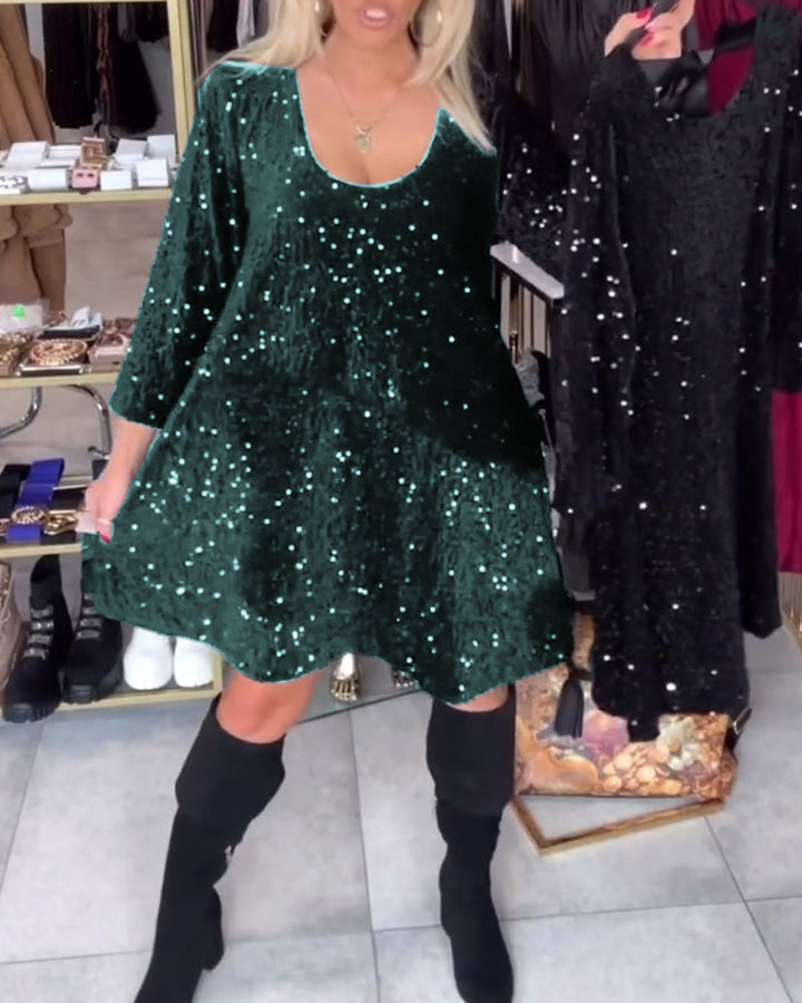 Velour | Sequined Dress with Elegance